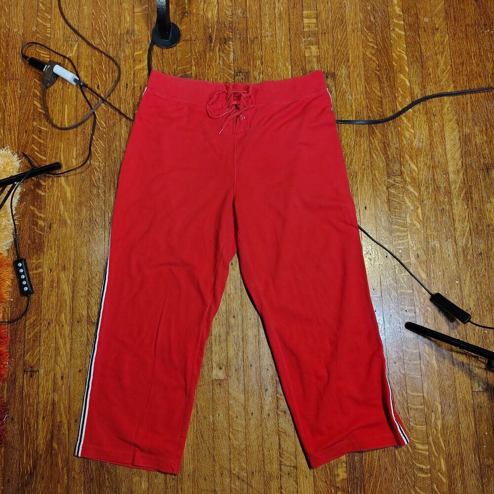 Y2K Wide Leg Above Ankle Tie Waist Skater Alternative Jogger Wmns/T601